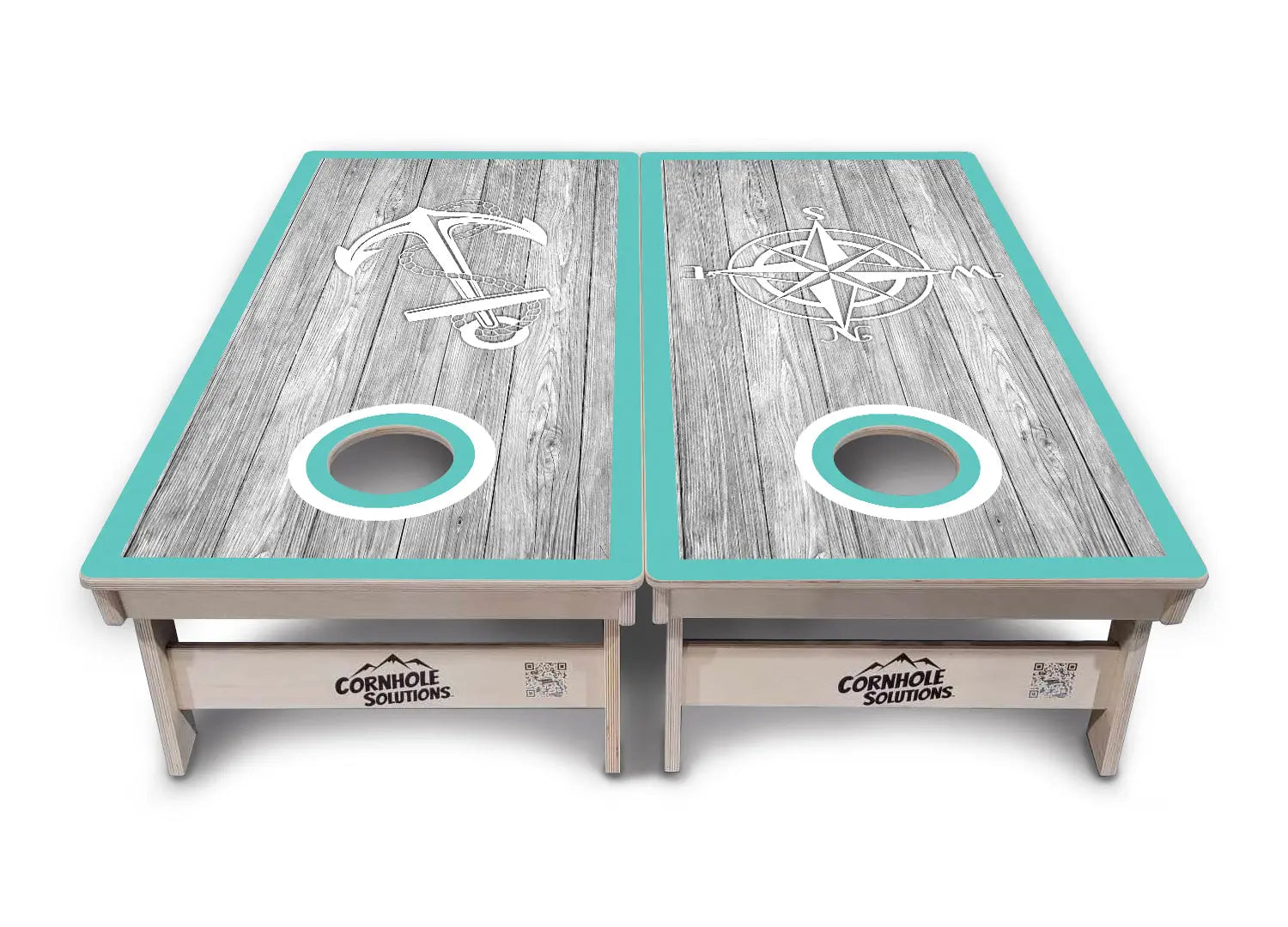 Anchor & Compass Cornhole Boards - Professional Tournament Series