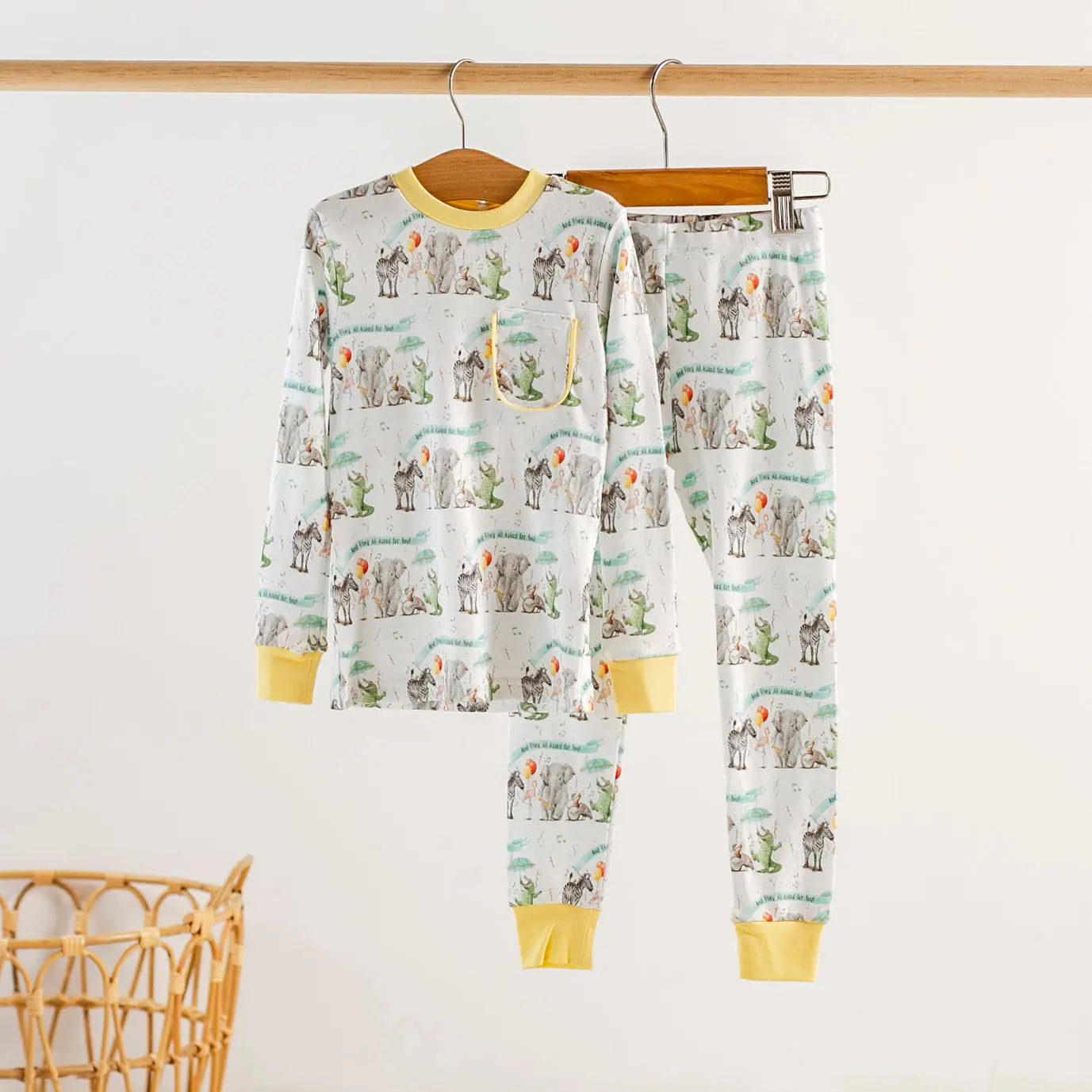 And They All Asked For You Organic Cotton Kids Pajamas by Nola Tawk, Southern food gift main product photo