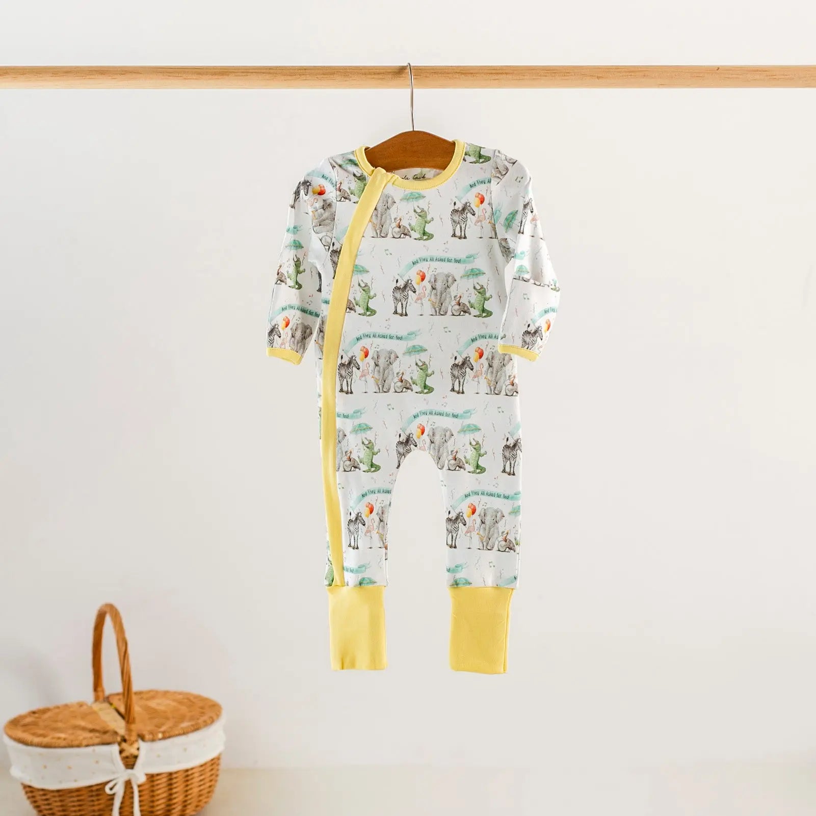 And They All Asked For You Organic Cotton Kids Pajamas by Nola Tawk, Southern food gift detail photo 2