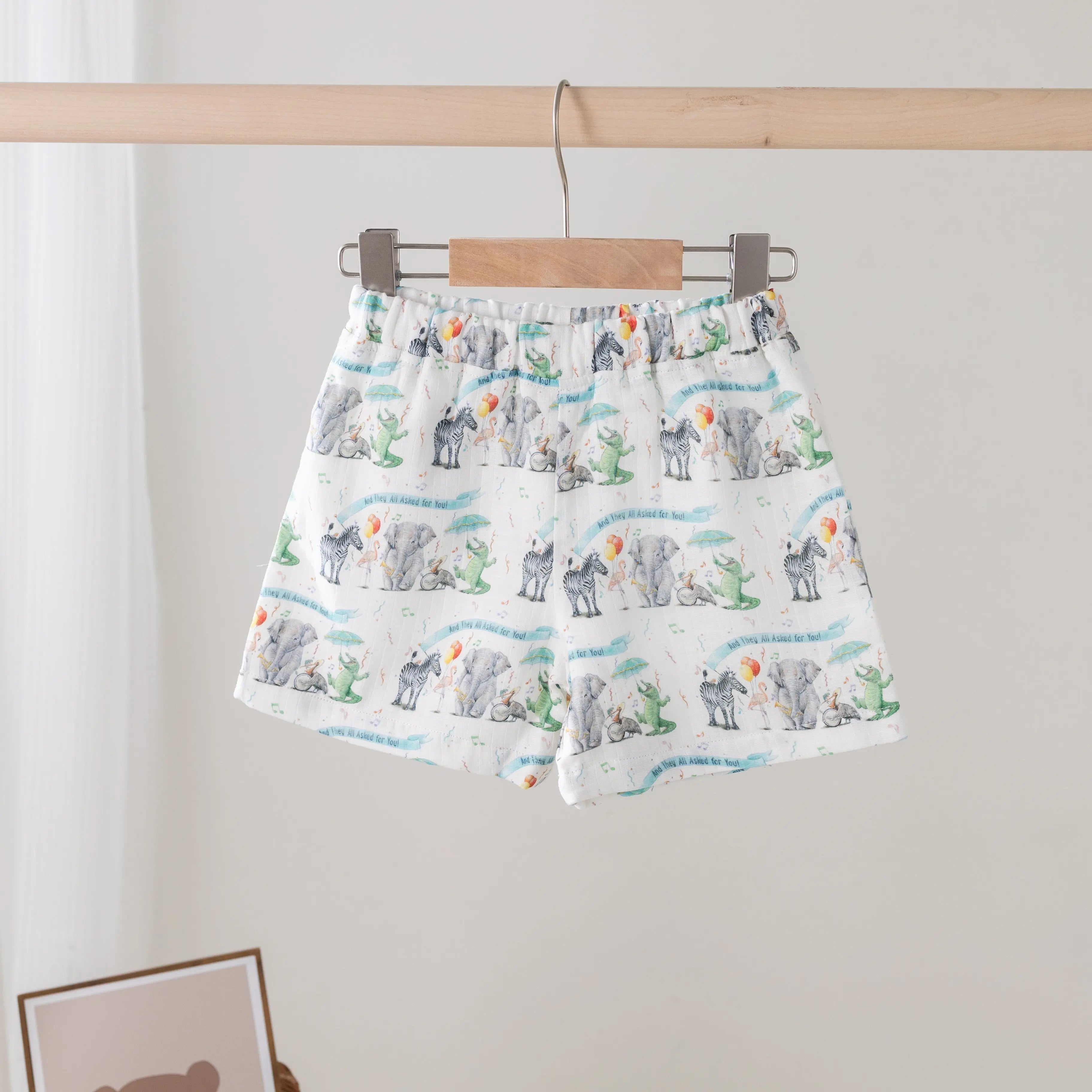 And They All Asked for You Organic Muslin Shorts Nola Tawk