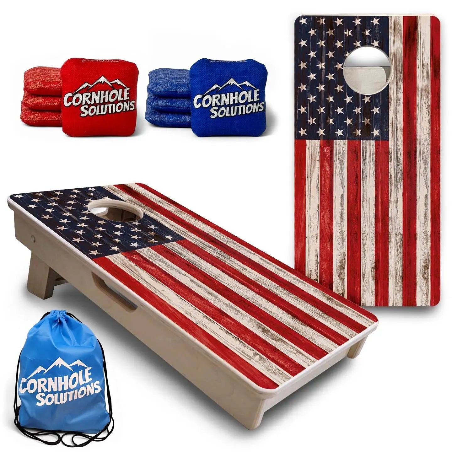 Antique Flag - Mini or Vacation Size Cornhole Boards