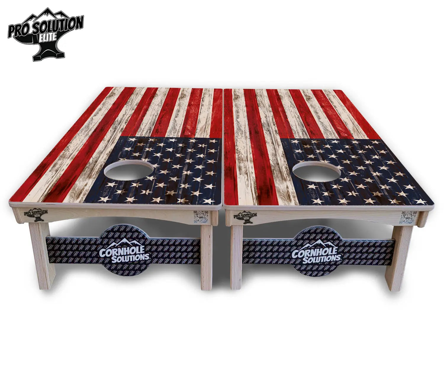 Antique Flag510 Cornhole Boards - Pro Solution Elite Series Cornhole Solutions