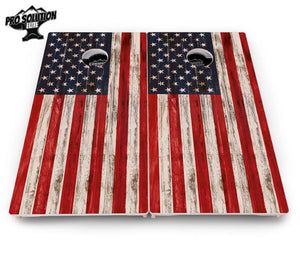 Antique Flag510 Cornhole Boards - Pro Solution Elite Series Cornhole Solutions