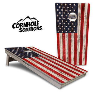 Antique Flag 510 Cornhole Boards - Professional Tournament Series