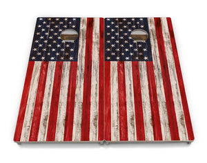 Antique Flag 510 Cornhole Boards - Professional Tournament Series