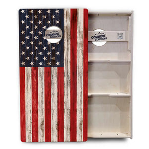 Antique Flag 510 Cornhole Boards - Professional Tournament Series