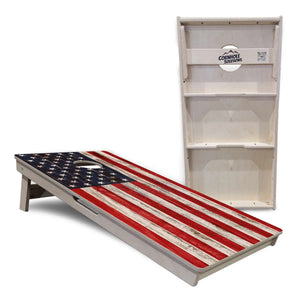 Antique Flag 510 Cornhole Boards - Professional Tournament Series