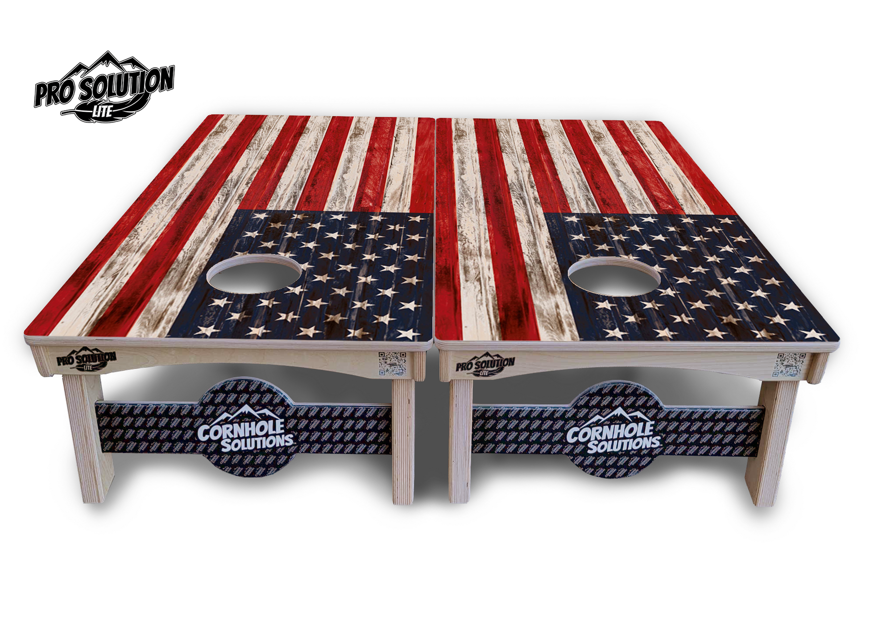 Antique Flag510 Cornhole Boards - Pro Solution Lite Series Cornhole Solutions