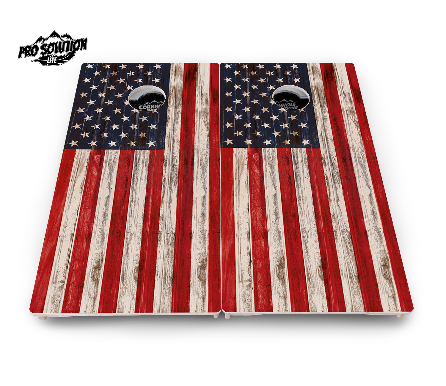 Antique Flag510 Cornhole Boards - Pro Solution Lite Series Cornhole Solutions