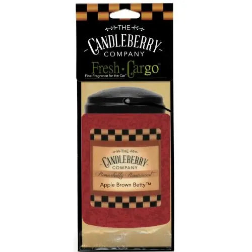 Apple Brown Betty™- "Fresh Cargo"®, Scent for the Car (2-PACK) (Collective) by The Candleberry® Candle Company, scented candle main product photo