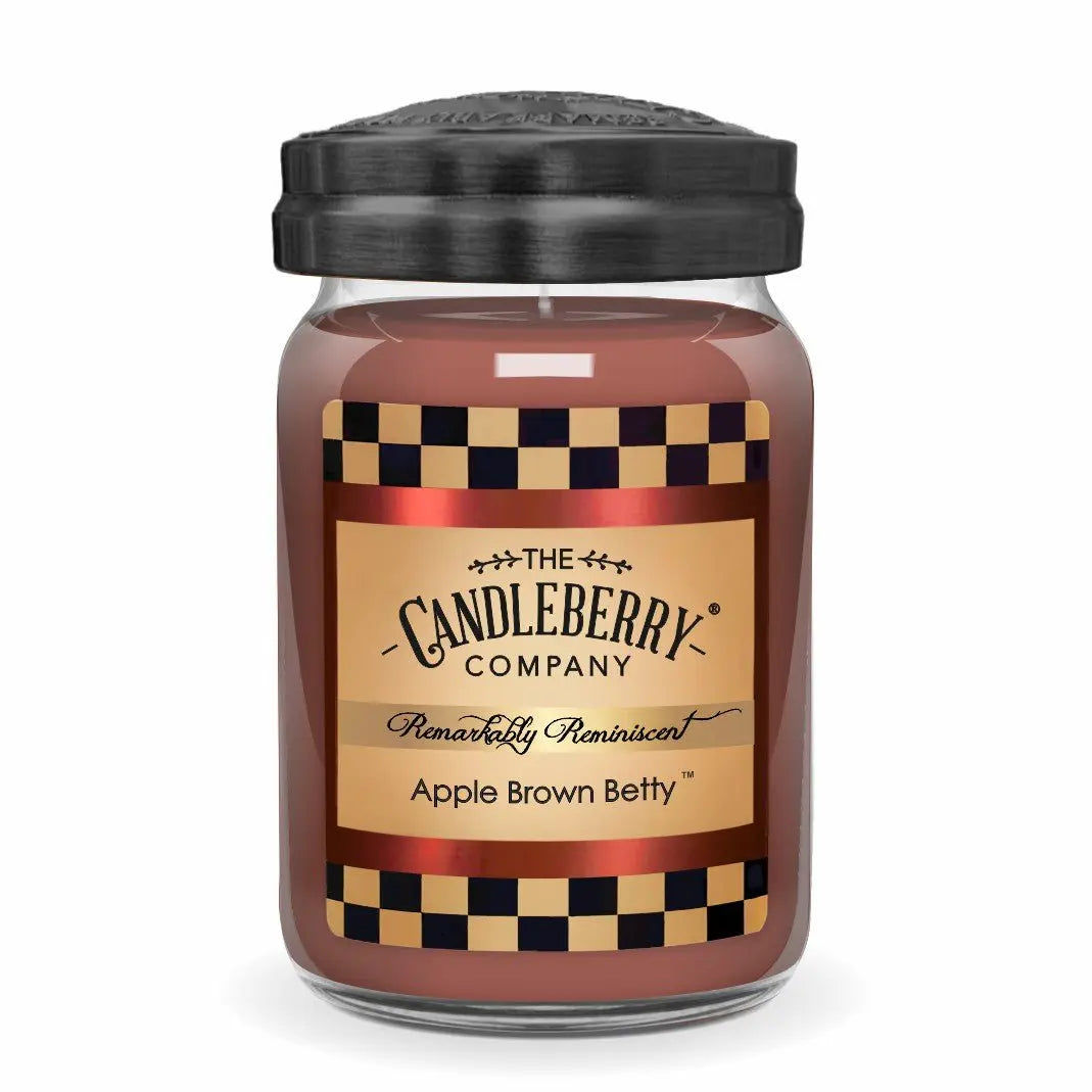 Apple Brown Betty™, Large Jar Candle (Collective) by The Candleberry® Candle Company, scented candle main product photo