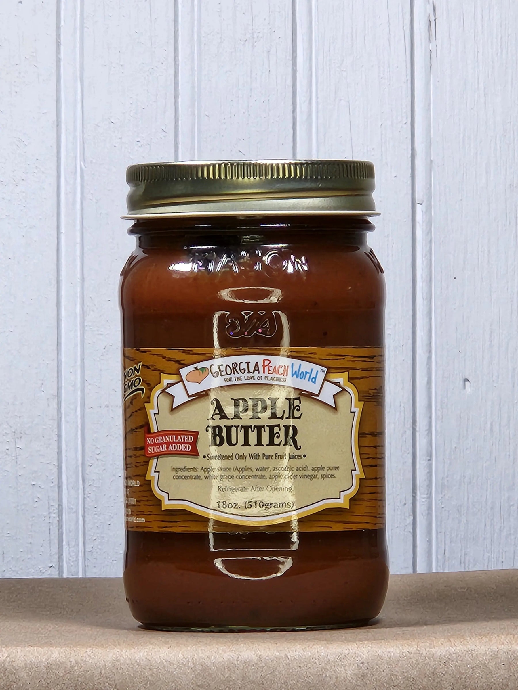 Apple Butter - No Sugar Added by Georgia Peach World, natural skincare main product photo