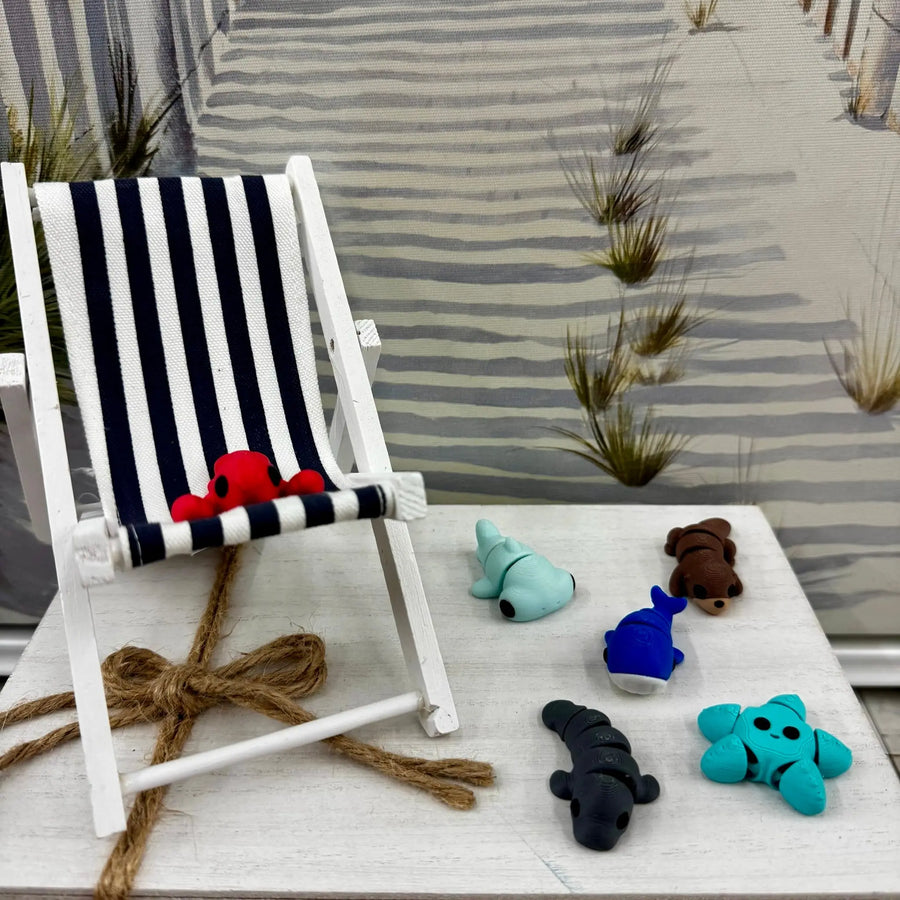 Aquatic Adventures Part 2 Mini Fidget Bundle | 3D Printed Ocean Toys