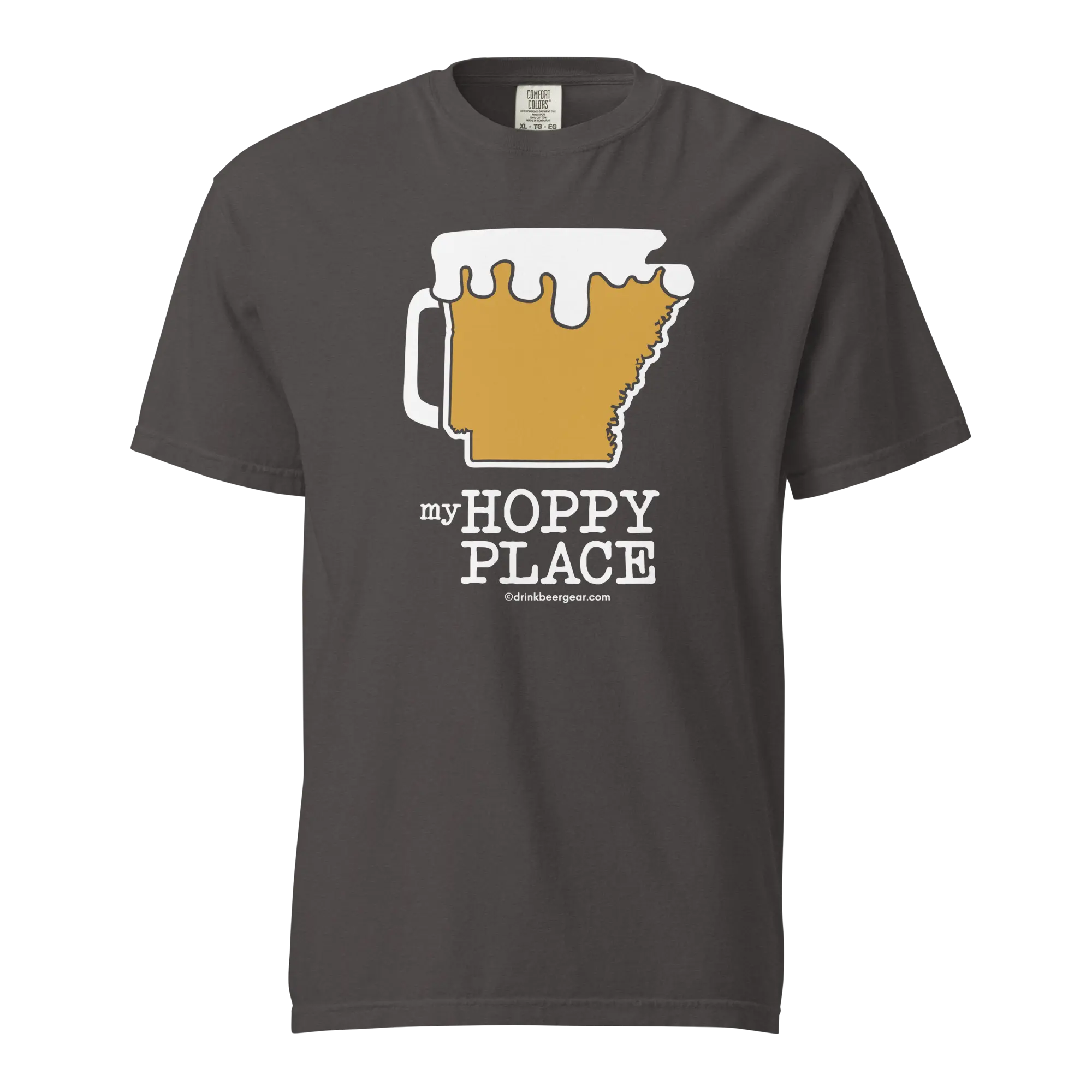 Arkansas Beer Mug Tee – My Hoppy Place - COMFORT COLORS BRAND TEE Drink Beer Gear