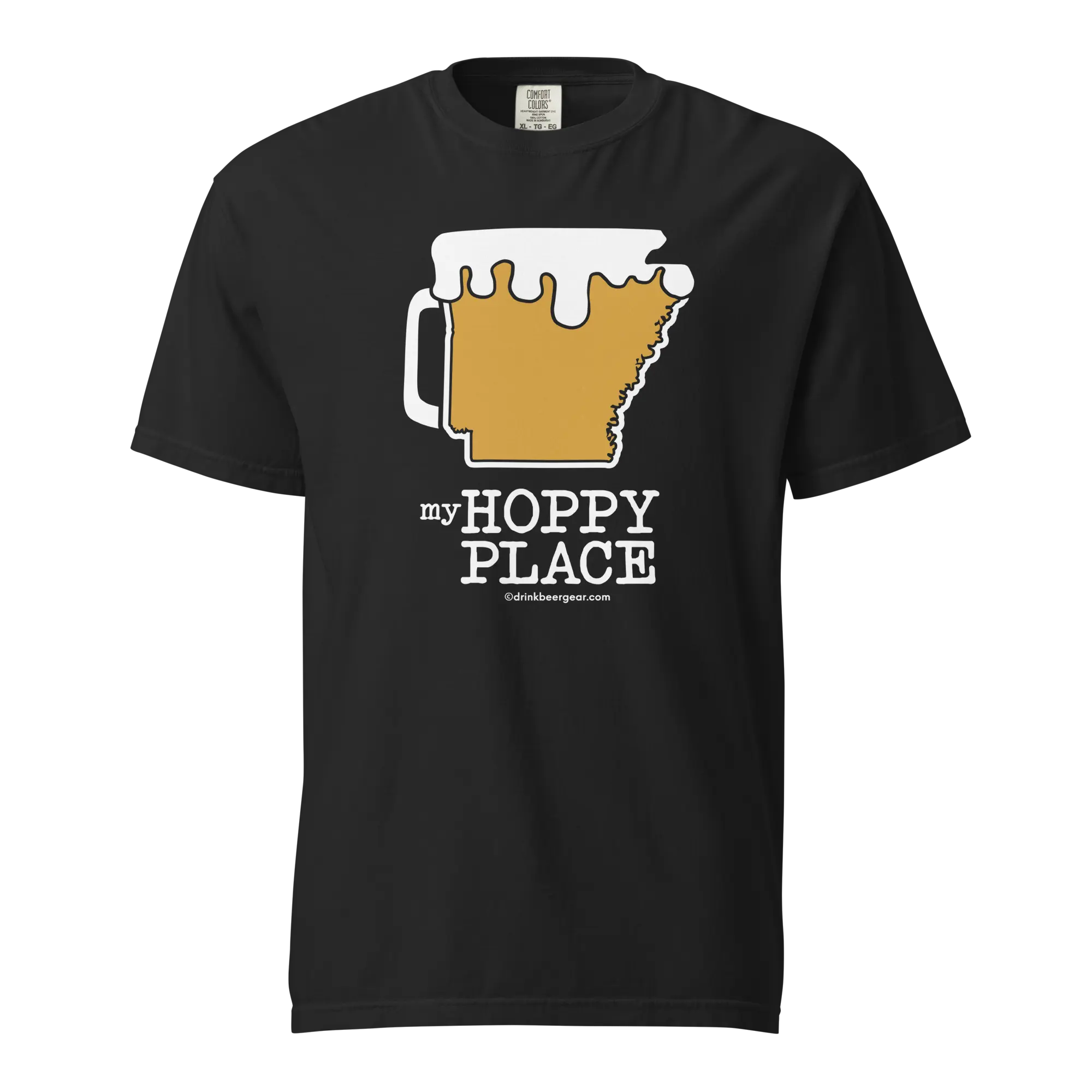 Arkansas Beer Mug Tee – My Hoppy Place - COMFORT COLORS BRAND TEE Drink Beer Gear