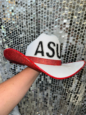 Arkansas State University Hat by Rhinestone Cowgirl, Southern lifestyle apparel main product photo