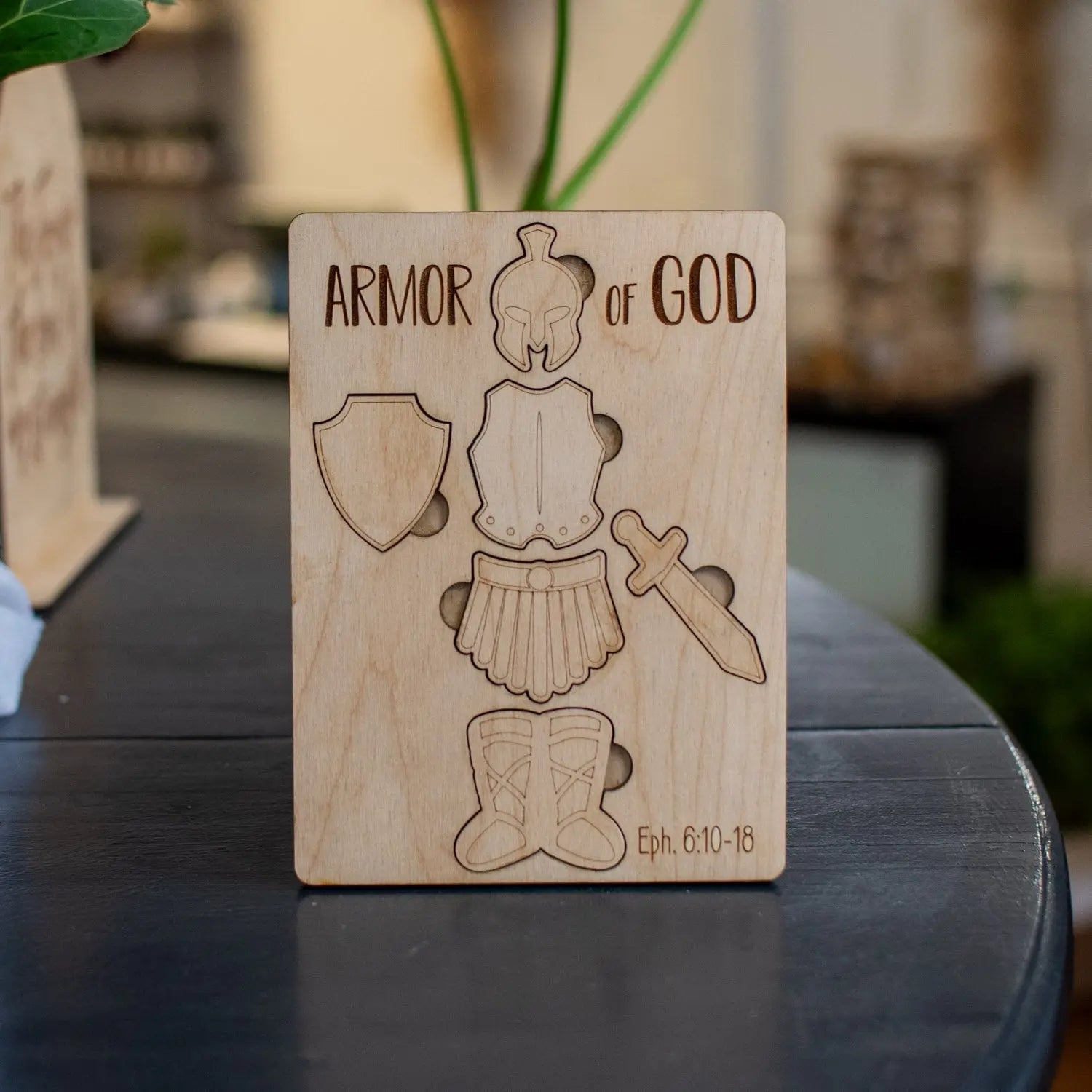 Armor of God Wood Puzzle by Still Magnolia, pet accessory main product photo