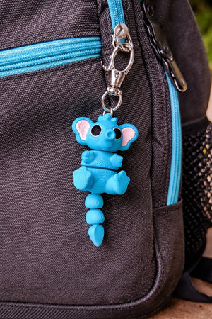 Articulated Elephant Fidget Keychain – Sensory Toy The Tween Space