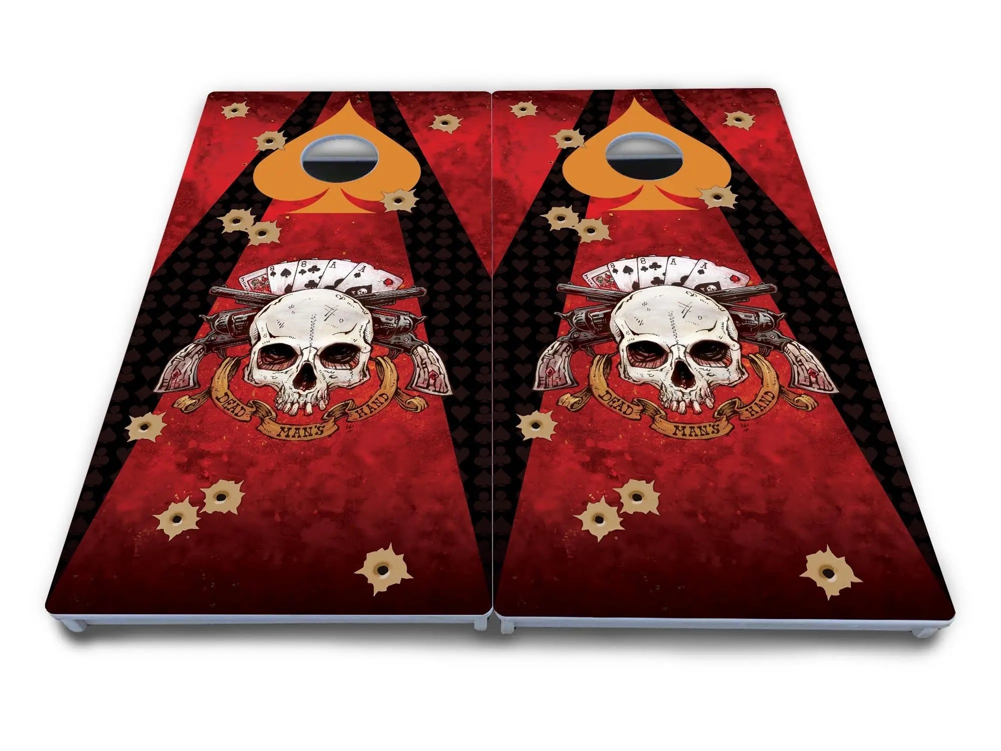 Artist Series Cornhole Boards - All Weather Series - Split Design by Cornhole Solutions, Southern home decor main product photo
