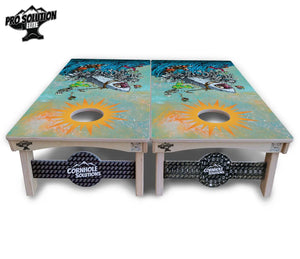 Artist Series Cornhole Boards - Pro Solution Elite Series Cornhole Solutions
