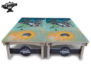 Artist Series Cornhole Boards - Pro Solution Elite Series Cornhole Solutions