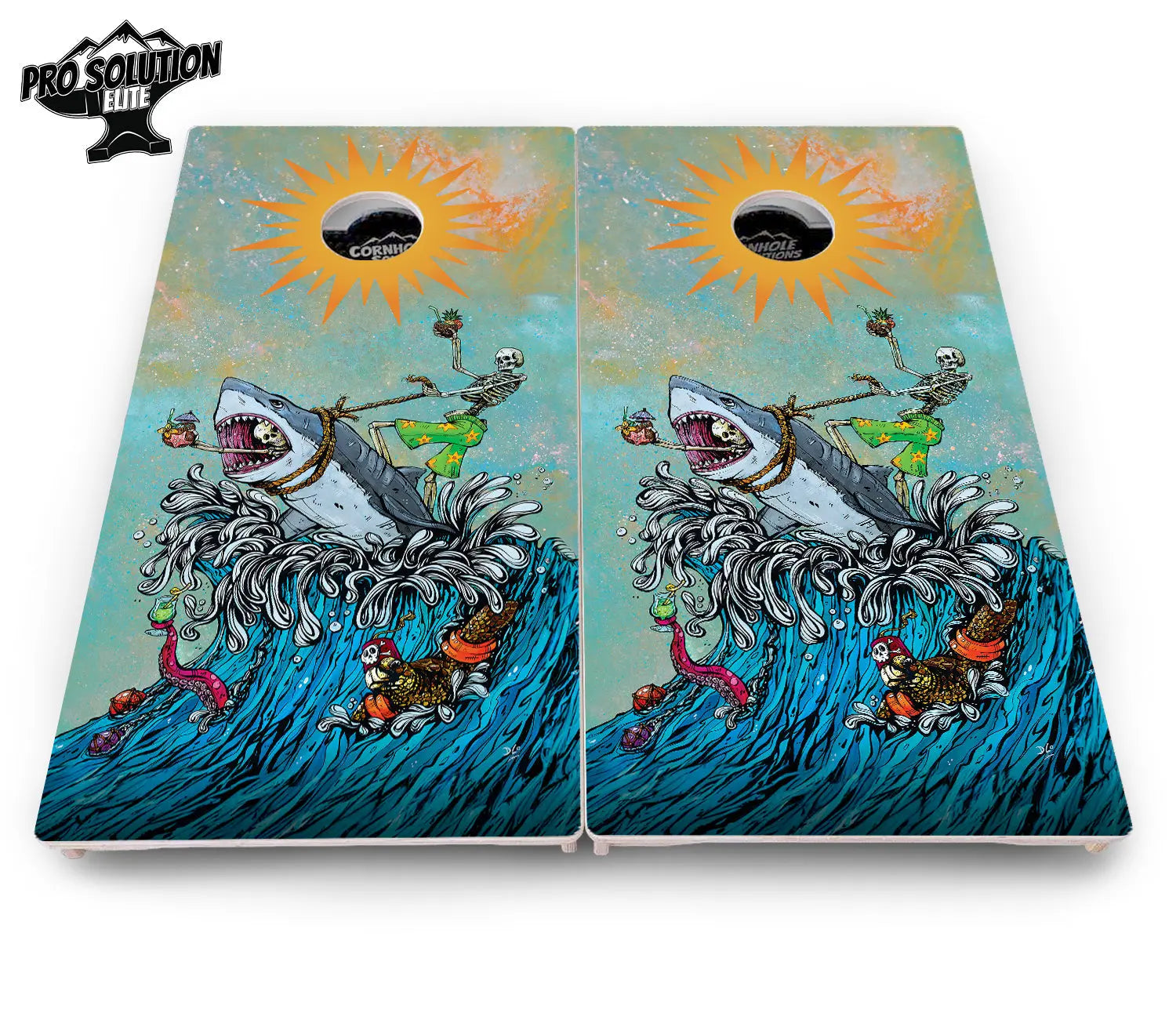 Artist Series Cornhole Boards - Pro Solution Elite Series Cornhole Solutions