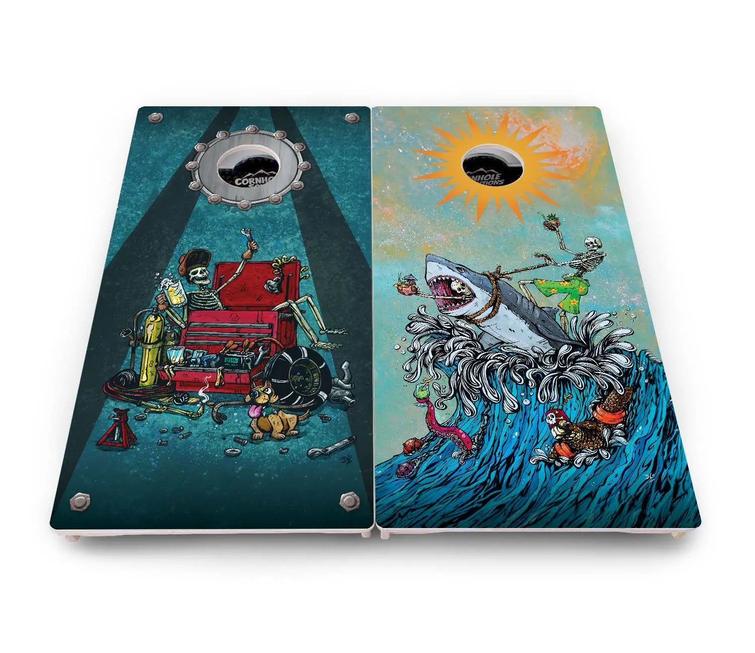 Artist Series Cornhole Boards - Pro Solution Elite Series Cornhole Solutions