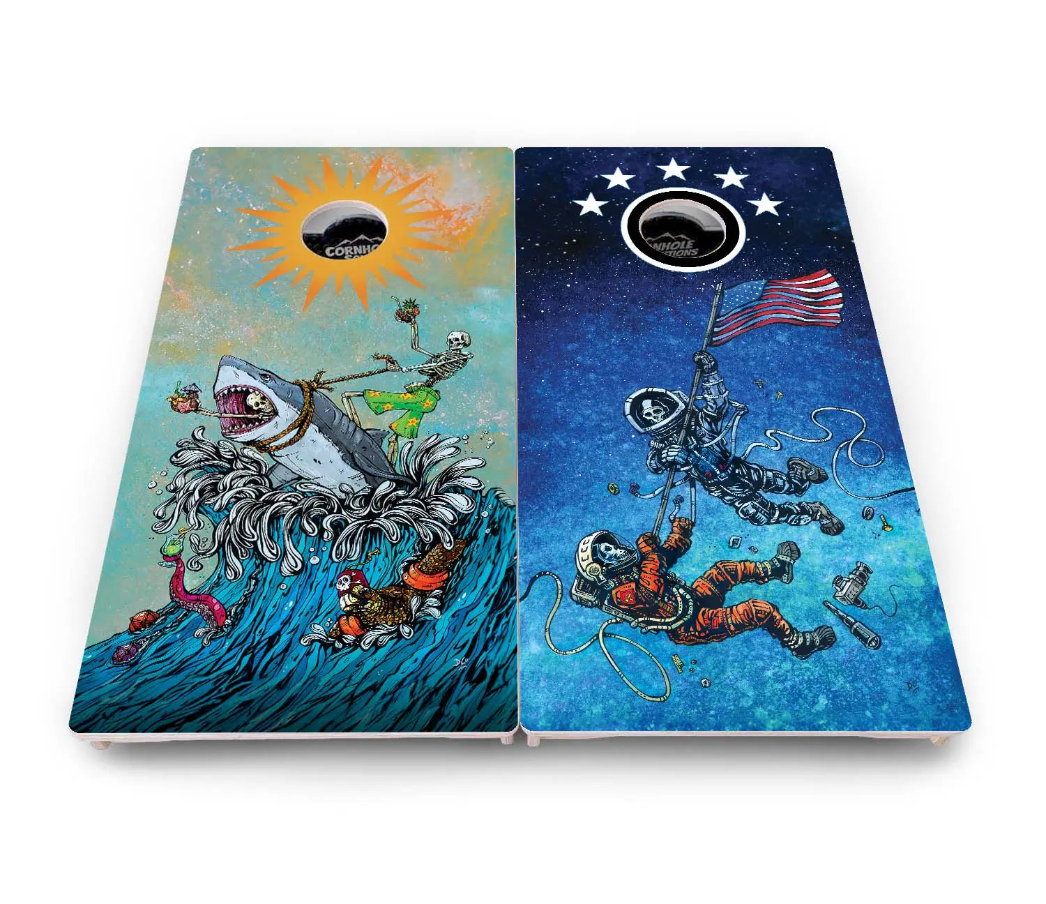 Artist Series Cornhole Boards - Pro Solution Elite Series Cornhole Solutions