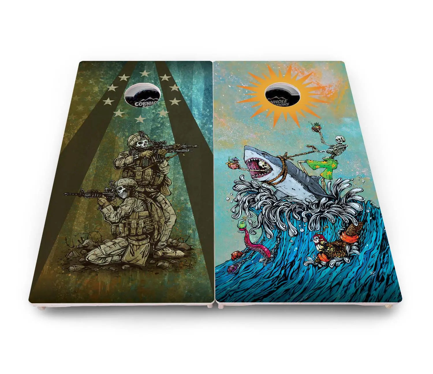 Artist Series Cornhole Boards - Pro Solution Elite Series Cornhole Solutions