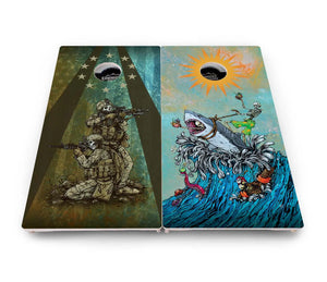 Artist Series Cornhole Boards - Pro Solution Elite Series Cornhole Solutions