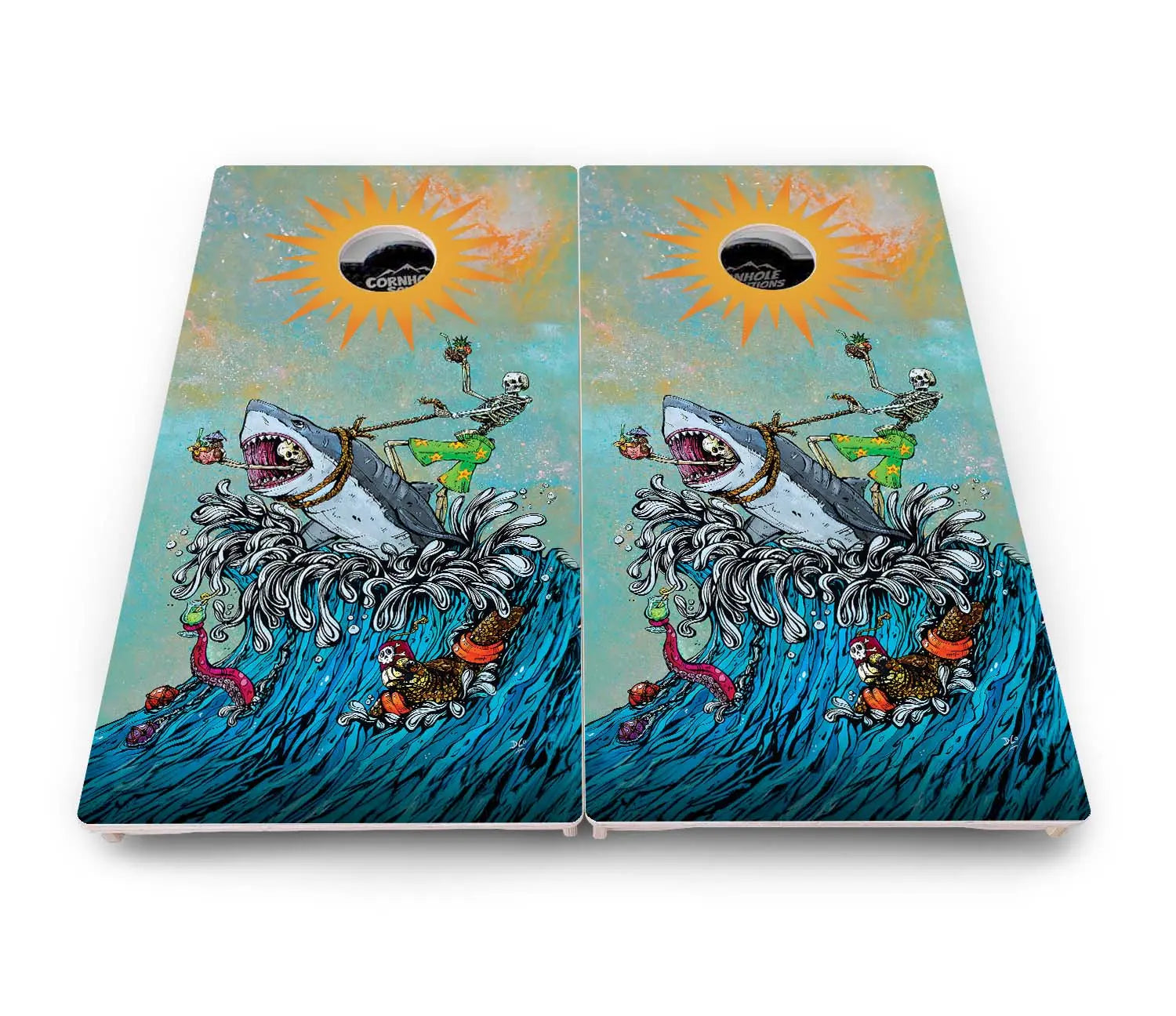 Artist Series Cornhole Boards - Pro Solution Elite Series Cornhole Solutions