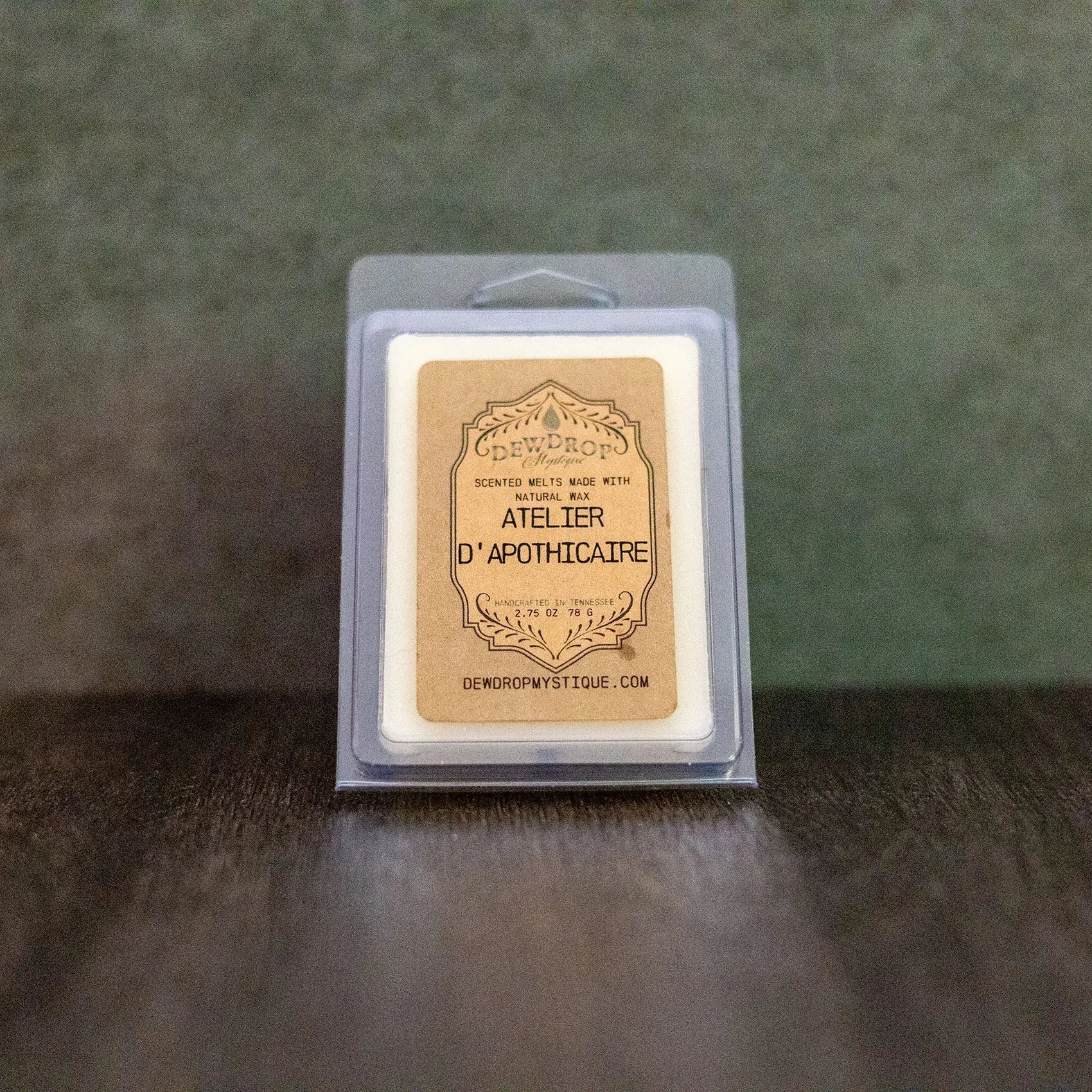 Atelier d’Apothicaire Wax Melt by Dewdrop Mystique LLC, scented candle main product photo