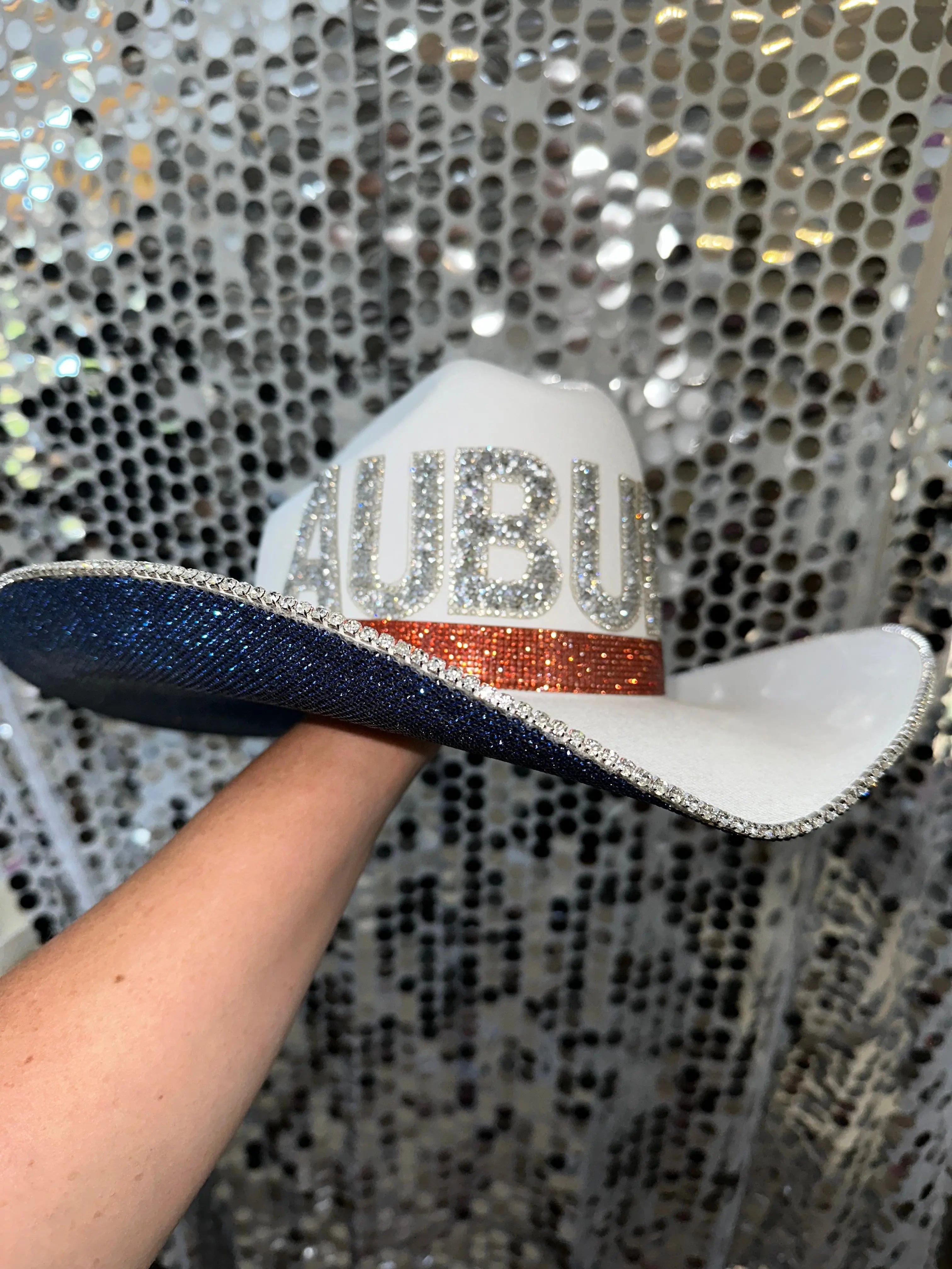 Auburn University Hat by Rhinestone Cowgirl, Southern lifestyle apparel main product photo