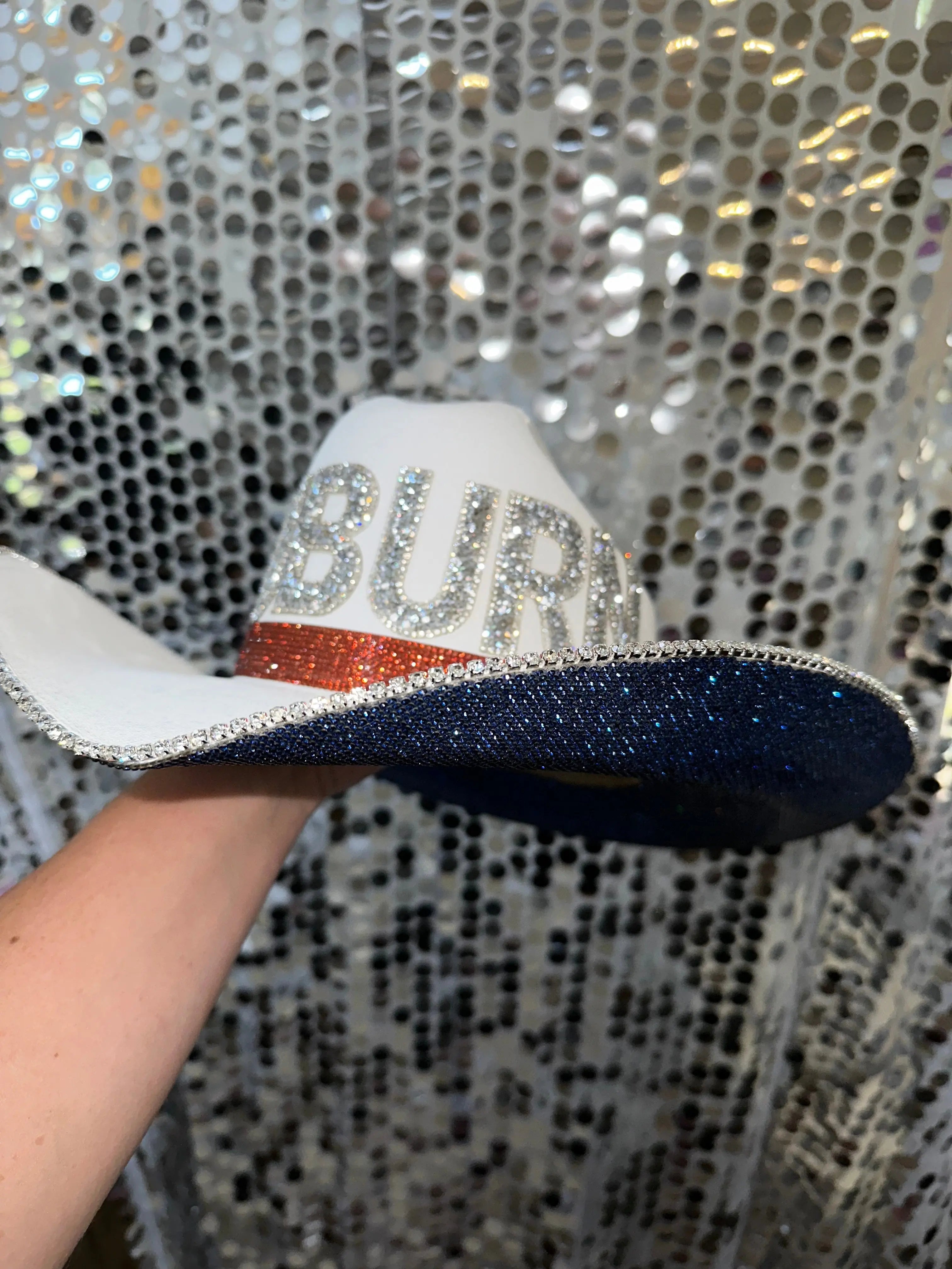 Auburn University Hat by Rhinestone Cowgirl, Southern lifestyle apparel detail photo 2