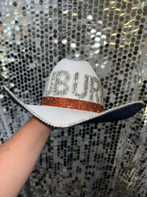 Auburn University Hat by Rhinestone Cowgirl, Southern lifestyle apparel detail photo 5