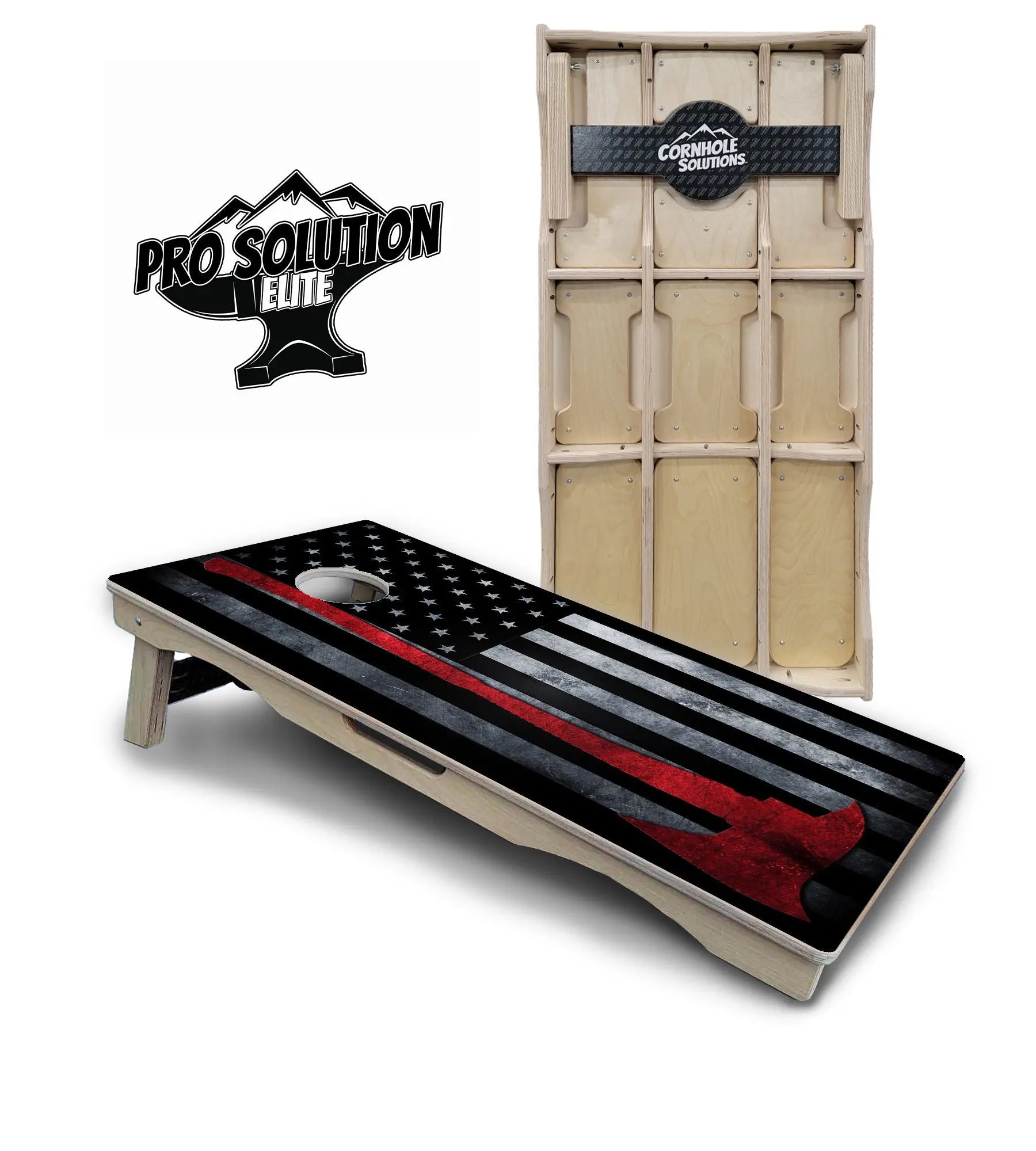 Axe Flag Cornhole Boards - Pro Solution Elite Series Cornhole Solutions