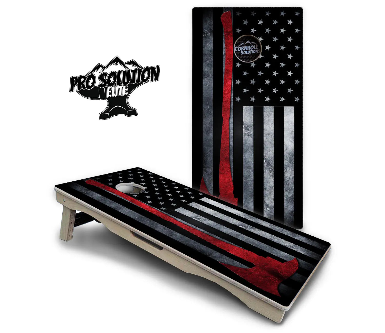 Axe Flag Cornhole Boards - Pro Solution Elite Series Cornhole Solutions