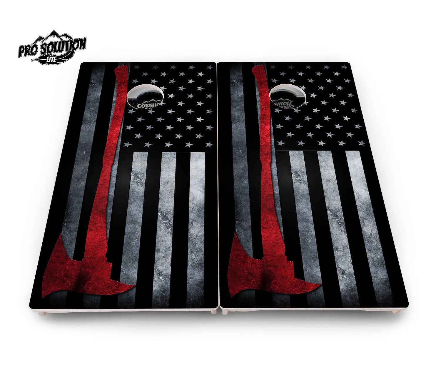 Axe Flag Cornhole Boards - Pro Solution Lite Series Cornhole Solutions