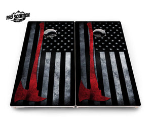 Axe Flag Cornhole Boards - Pro Solution Lite Series Cornhole Solutions