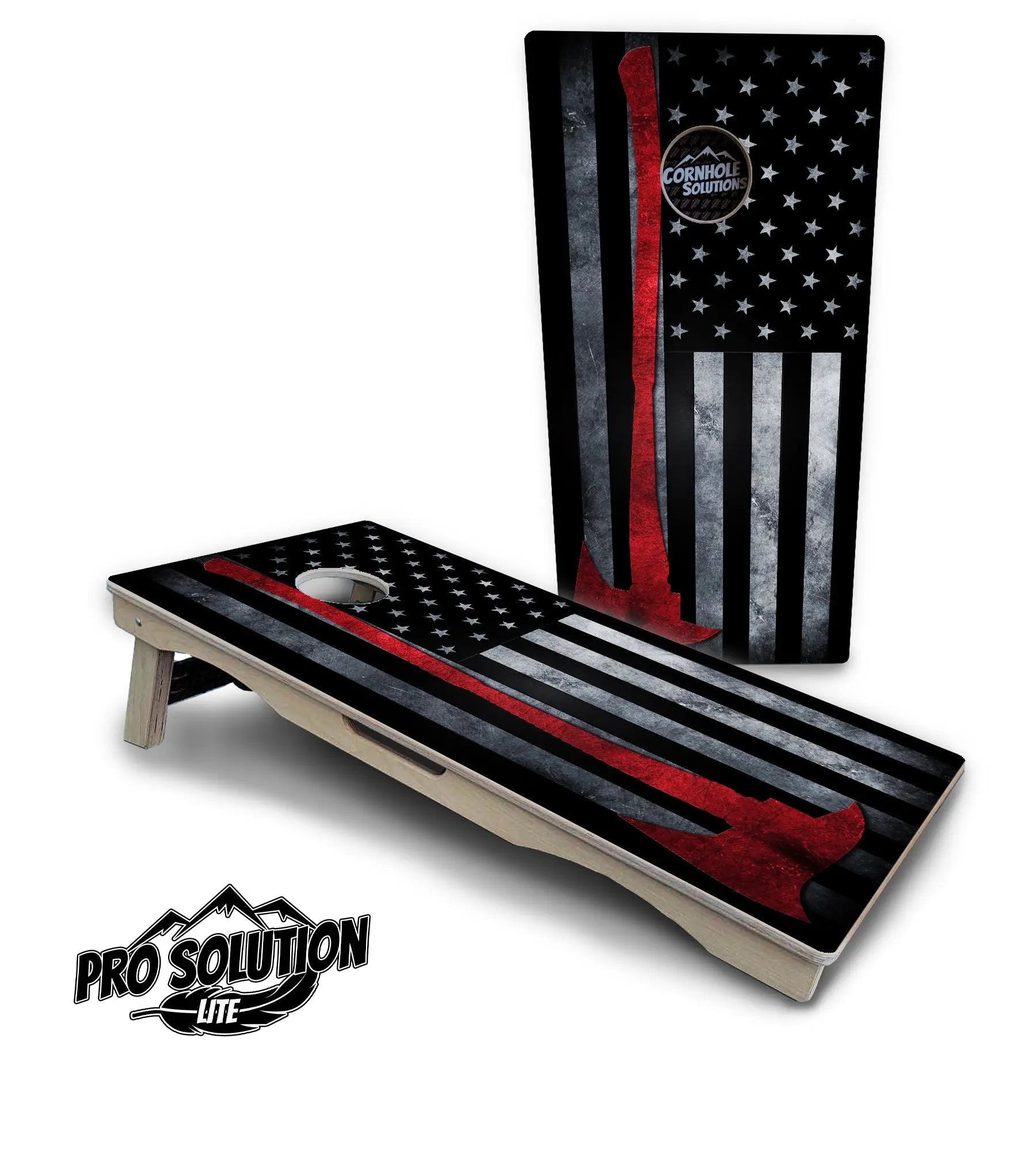 Axe Flag Cornhole Boards - Pro Solution Lite Series Cornhole Solutions
