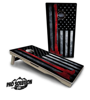 Axe Flag Cornhole Boards - Pro Solution Lite Series Cornhole Solutions