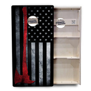 Axe Flag Cornhole Boards - Professional Tournament Series Cornhole Solutions