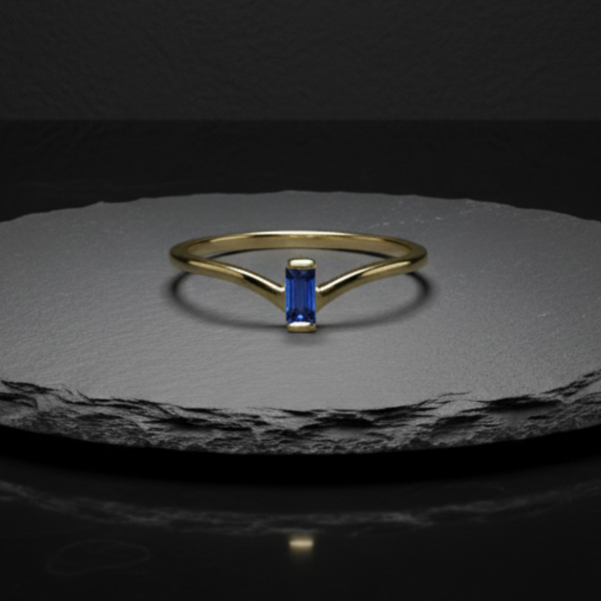 Noelle Ring - Blue Sapphire by Ke Bella, additional product image 6