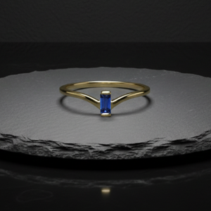Noelle Ring - Blue Sapphire by Ke Bella, additional product image 6
