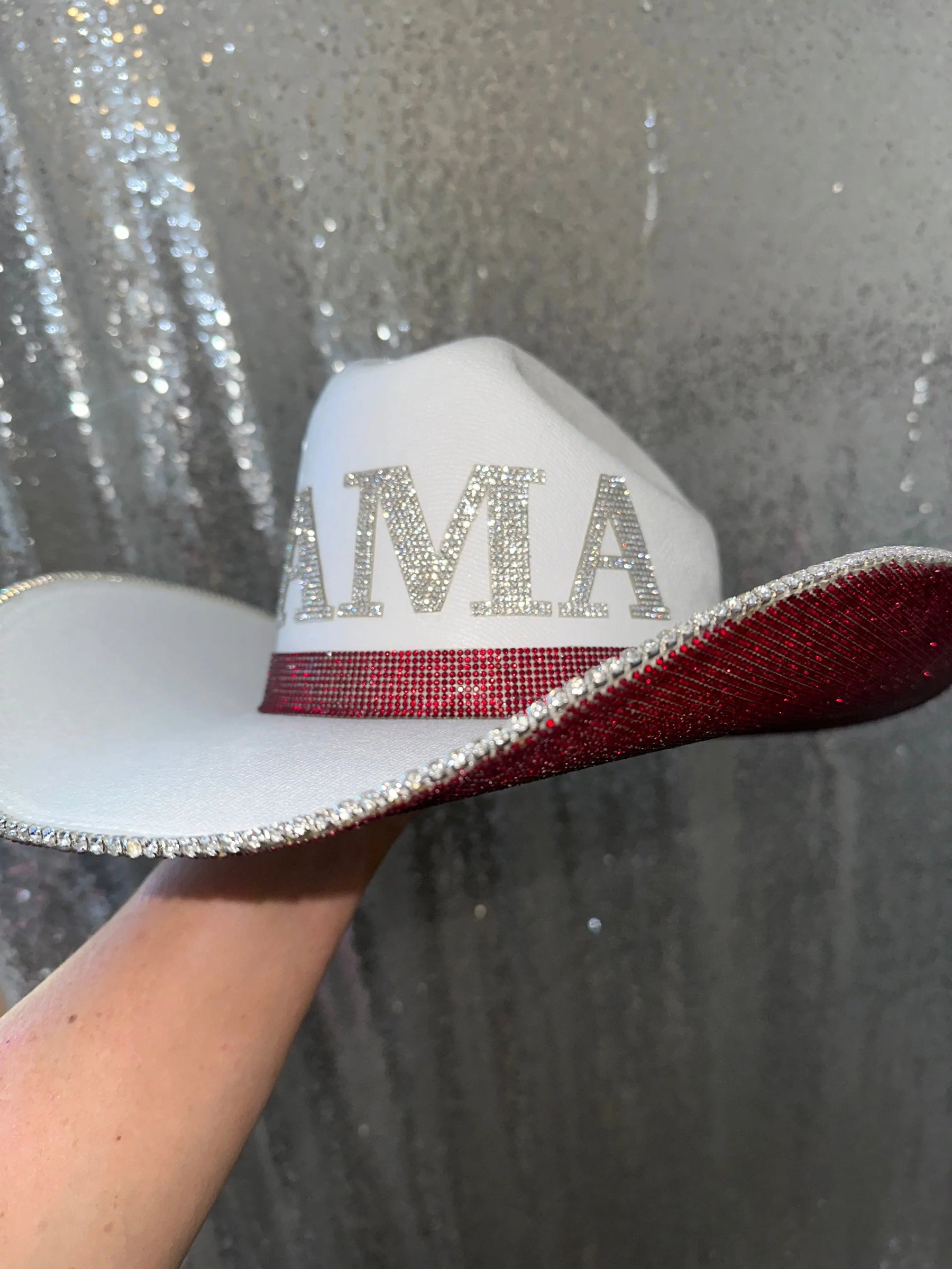 BAMA Hat by Rhinestone Cowgirl, Southern lifestyle apparel detail photo 3
