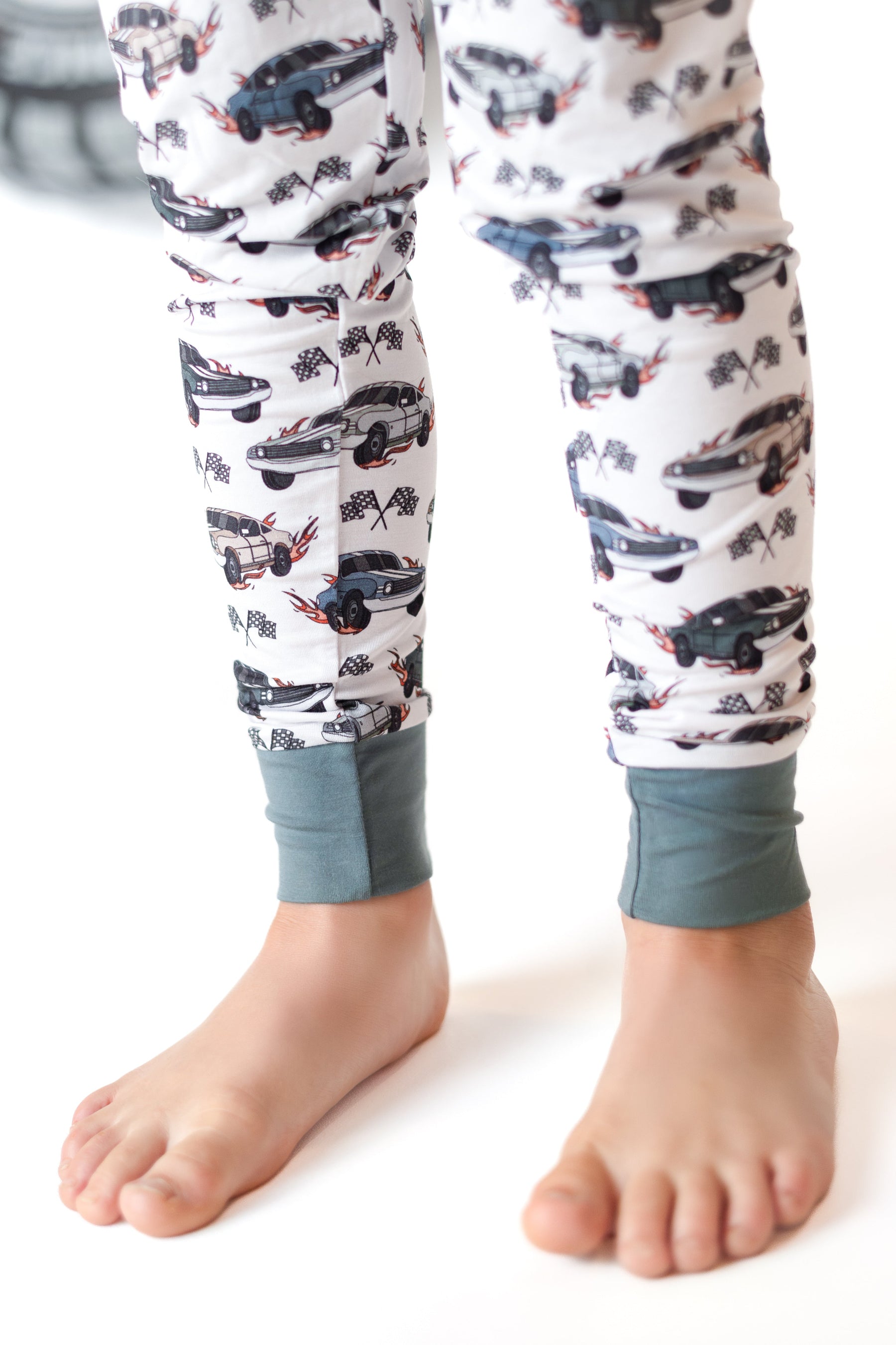 Blazin' Cars | Two Piece Pajama Set by Boosh Baby image 3
