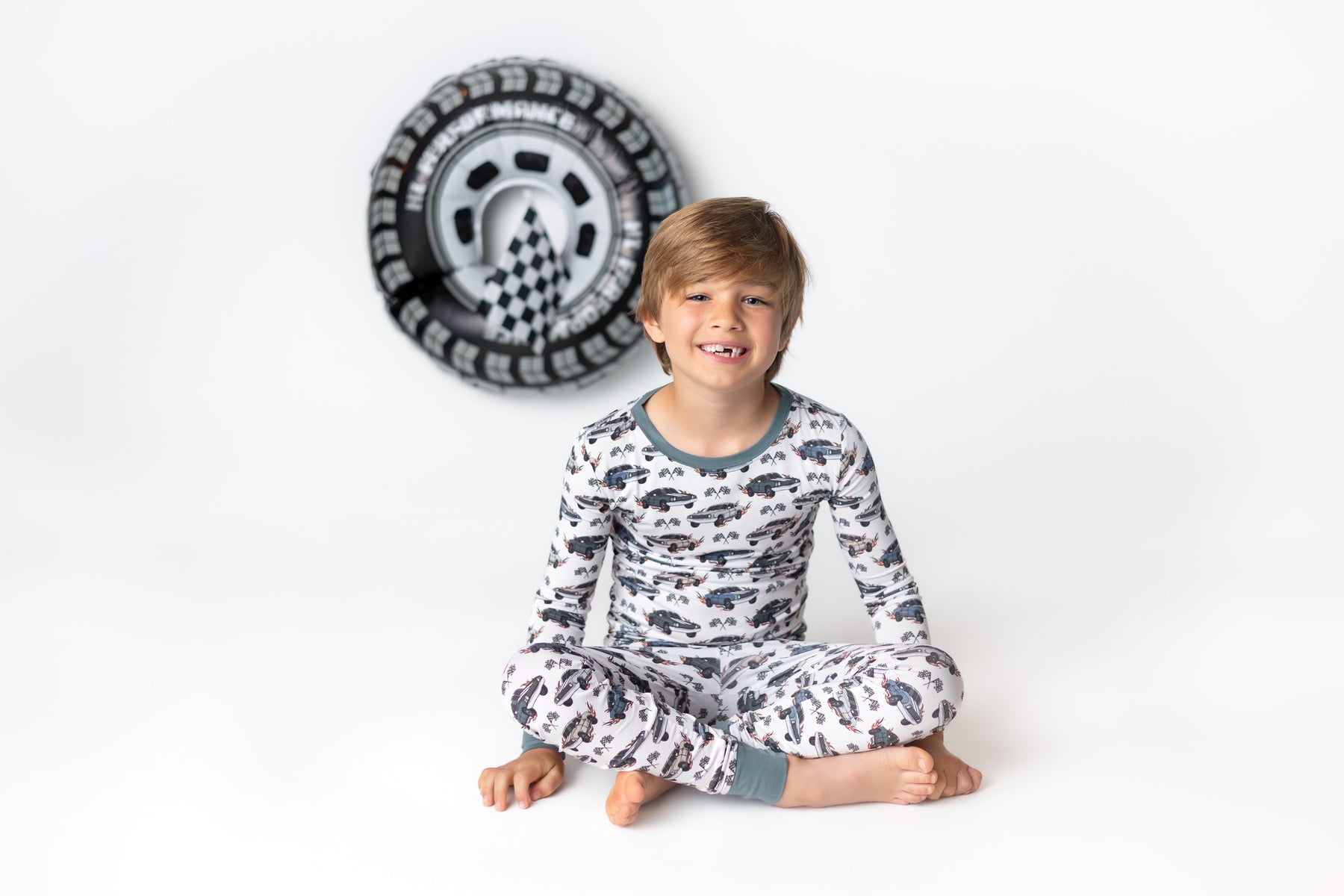 Blazin' Cars | Two Piece Pajama Set by Boosh Baby image 6