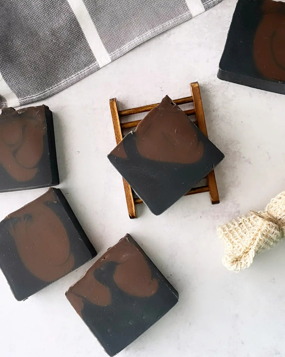 BLACK LEATHER HANDCRAFTED SOAP - Main Street Collective
