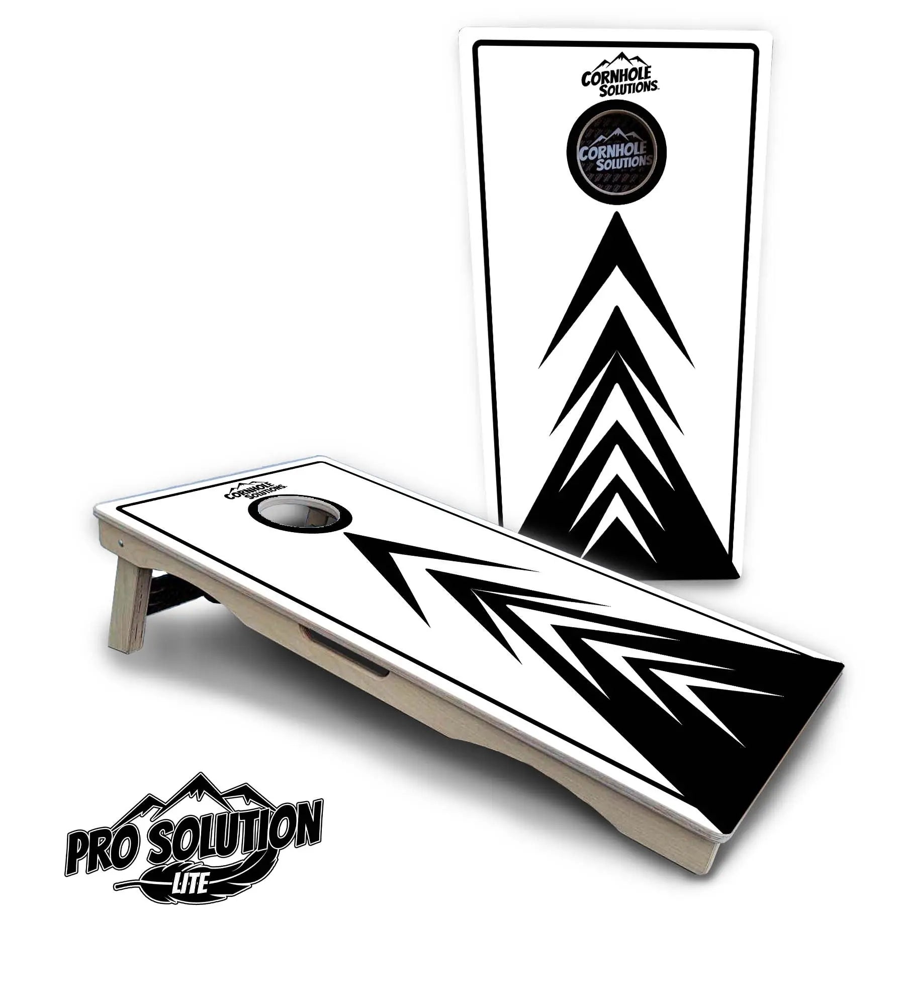 B&W Arrow Cornhole Boards - Pro Solution Lite Series Cornhole Solutions