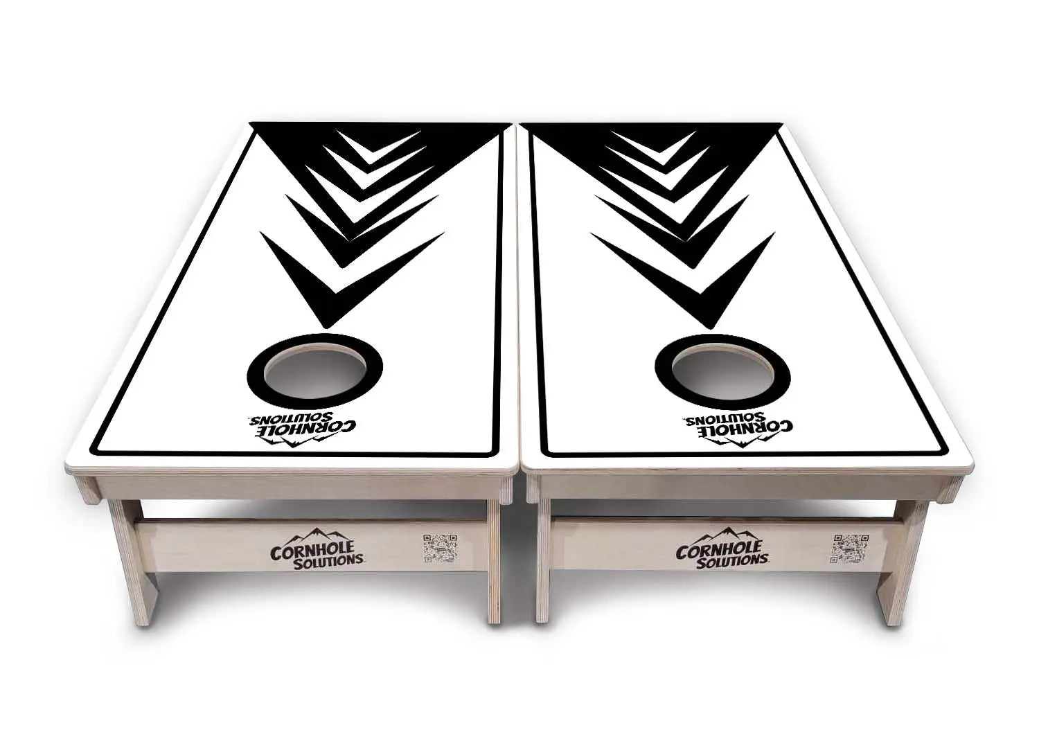 B&W Arrows Cornhole Boards - Professional Tournament Series Cornhole Solutions